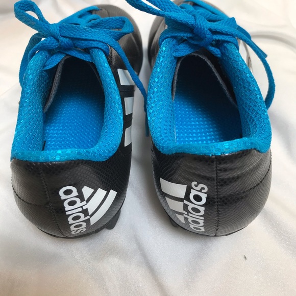 adidas Kids Shoes in Black and Blue - Picture 6 of 6